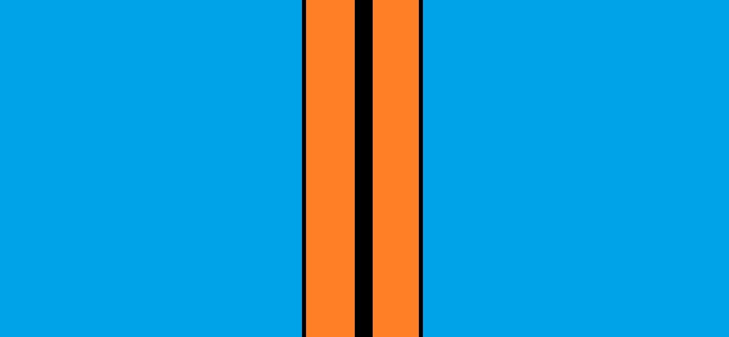 Blue Orange black