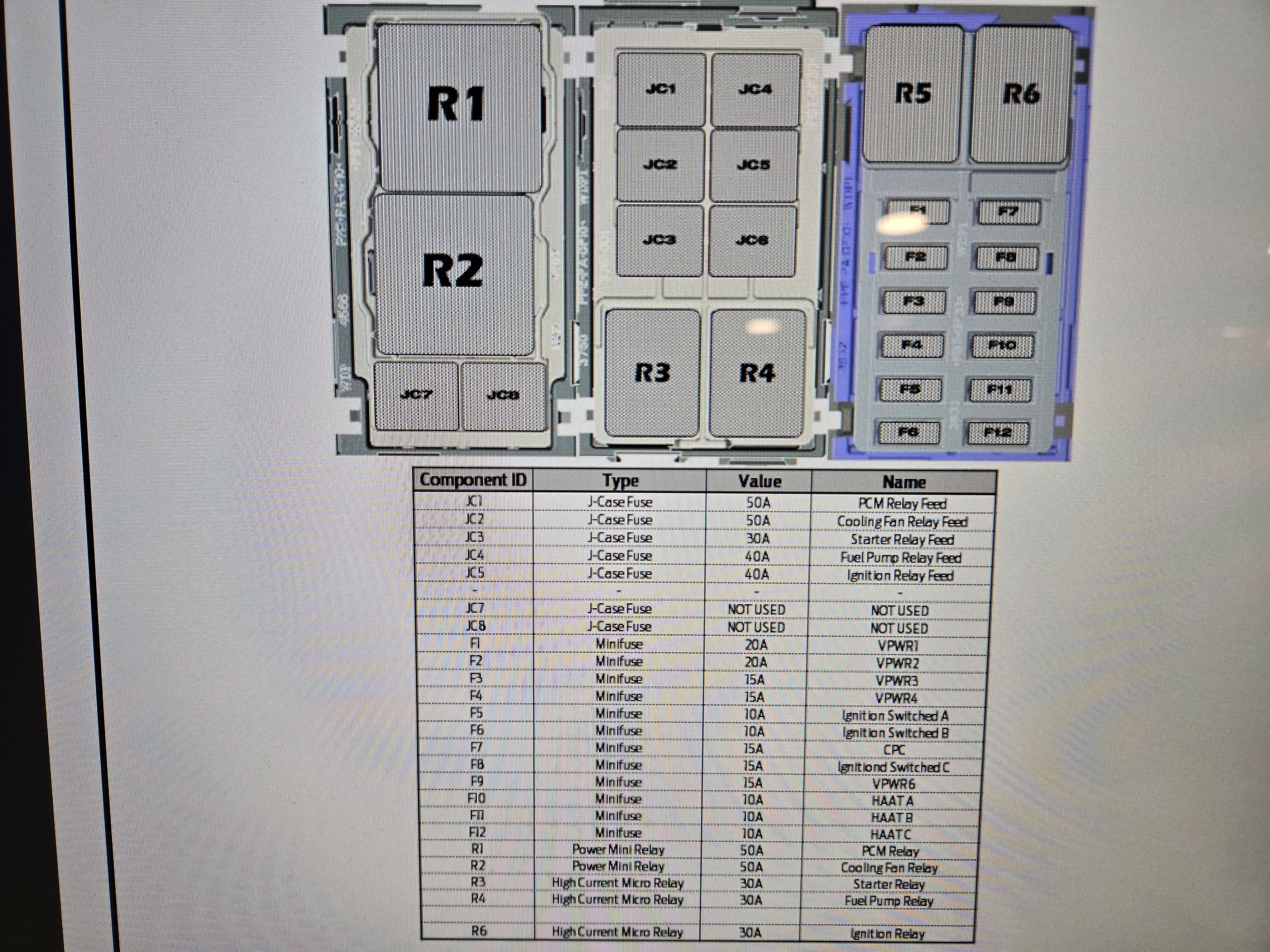 engine pdm schematic