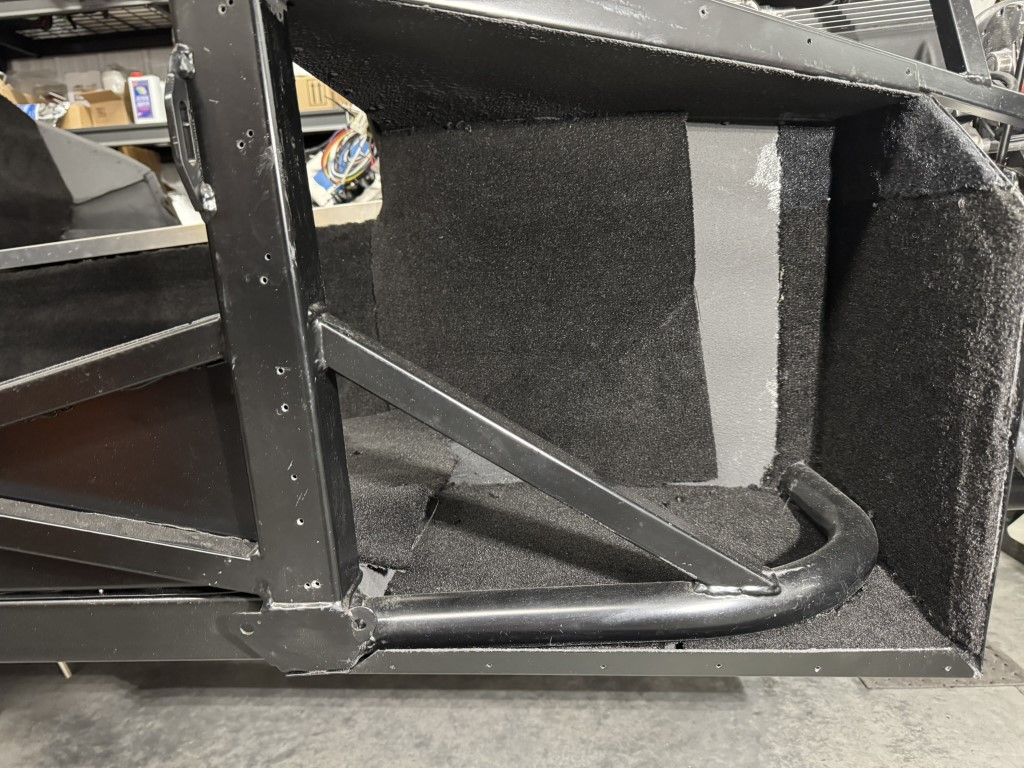 PS Footbox Carpet Install