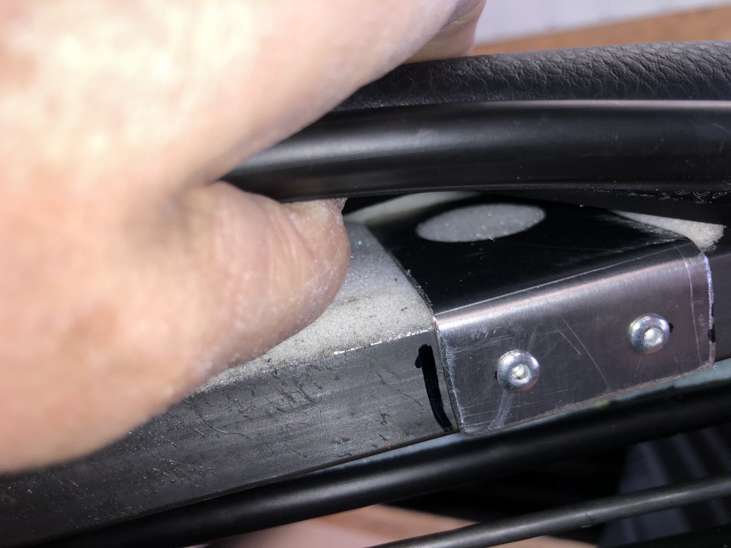 Seat heater 3   switch plate installed