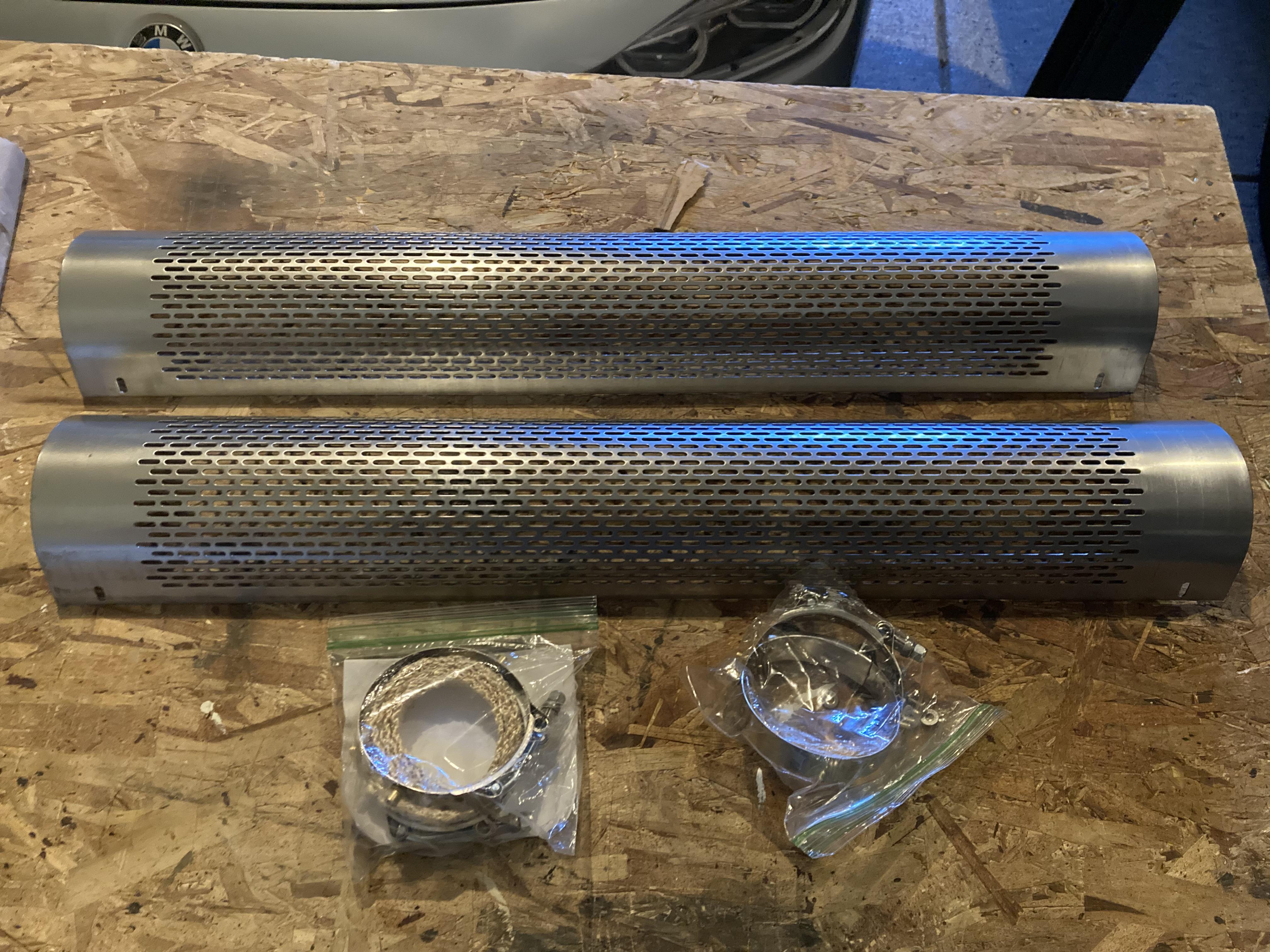 Side Pipe heat shields