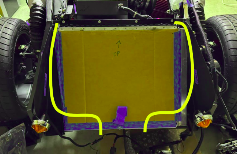 oil cooler hose route option