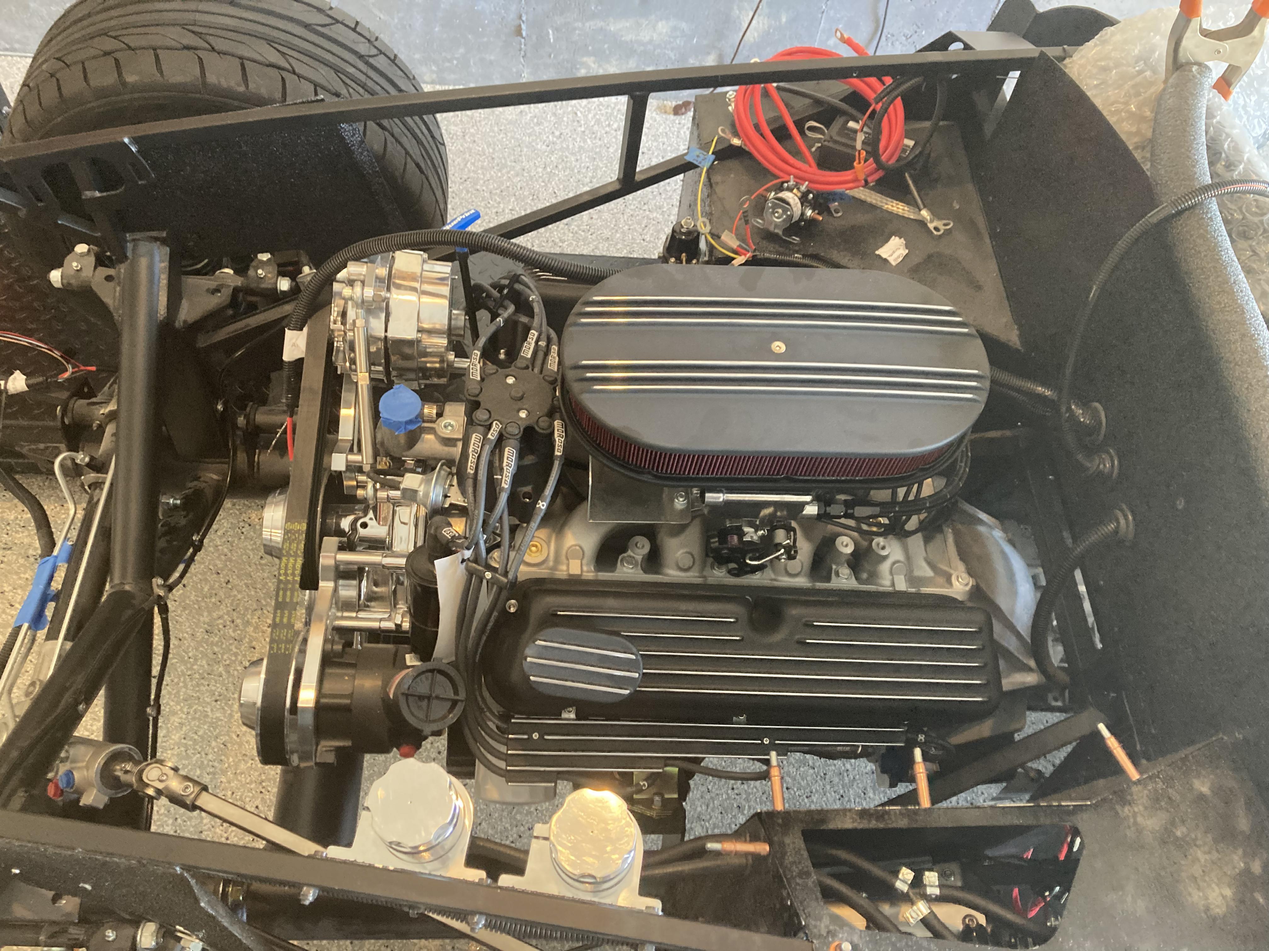 engine in car