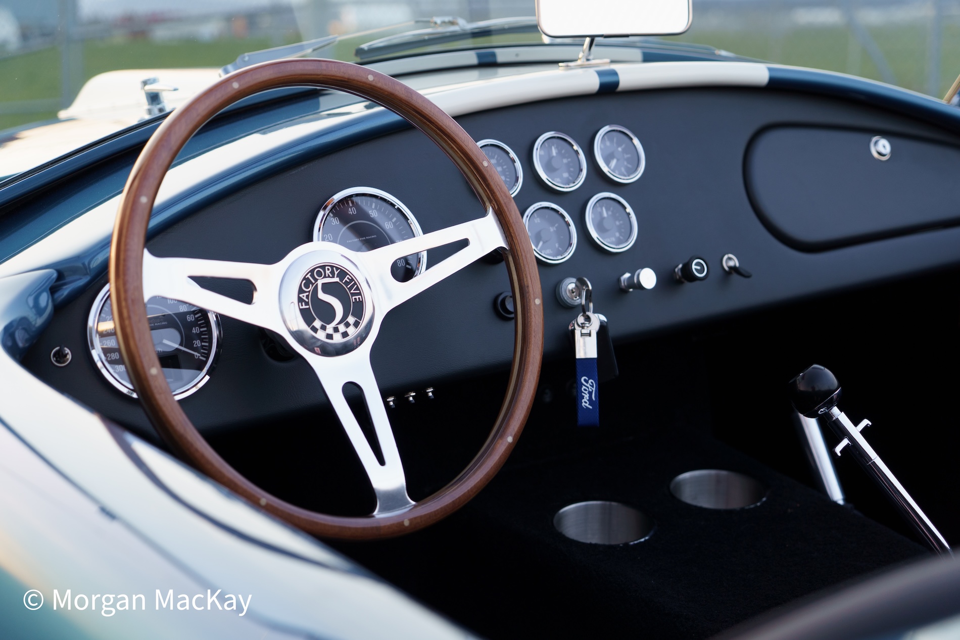427 FACTORY FIVE   Morgan MacKay inside