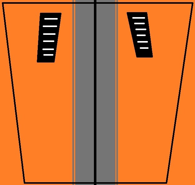 grey pins