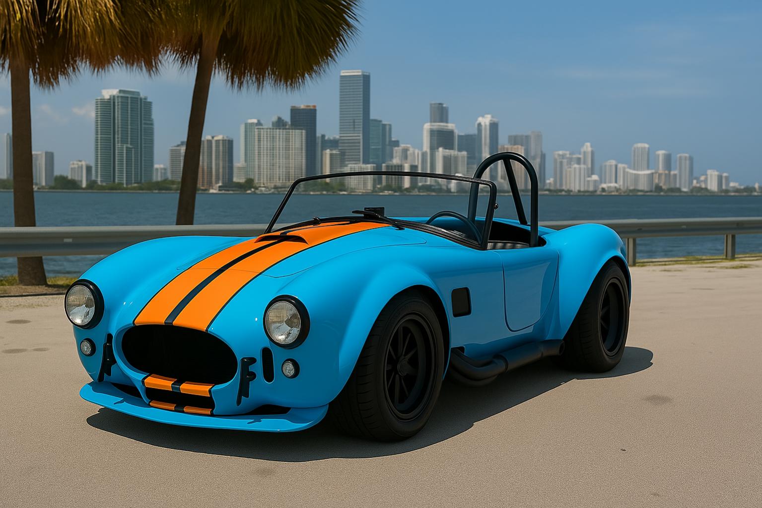 Make the chin spoiler the same blue as the body