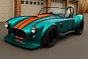 Change the color of the front spoiler to Eastwood teal ocean metallic