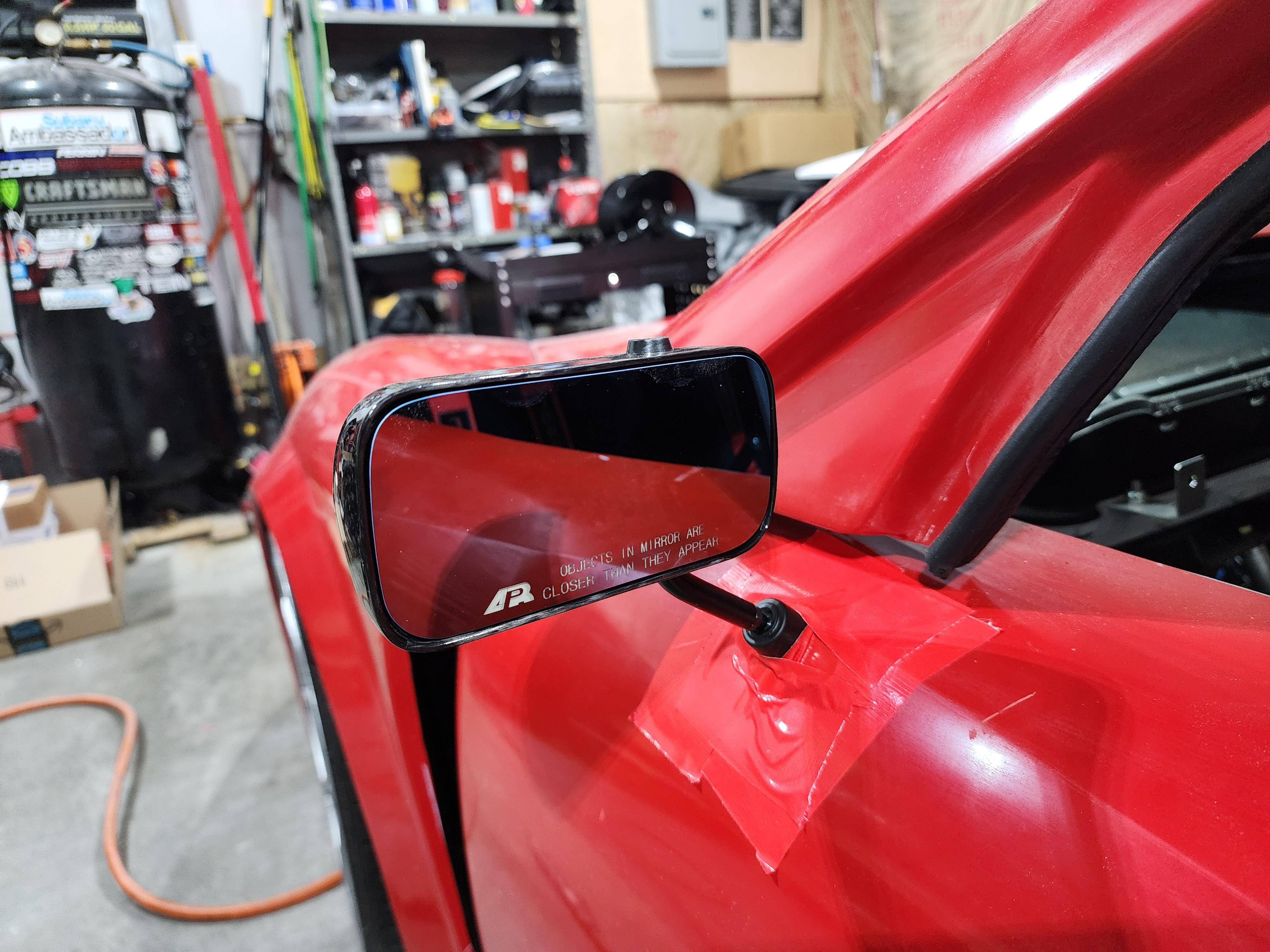 Mirrors Installed