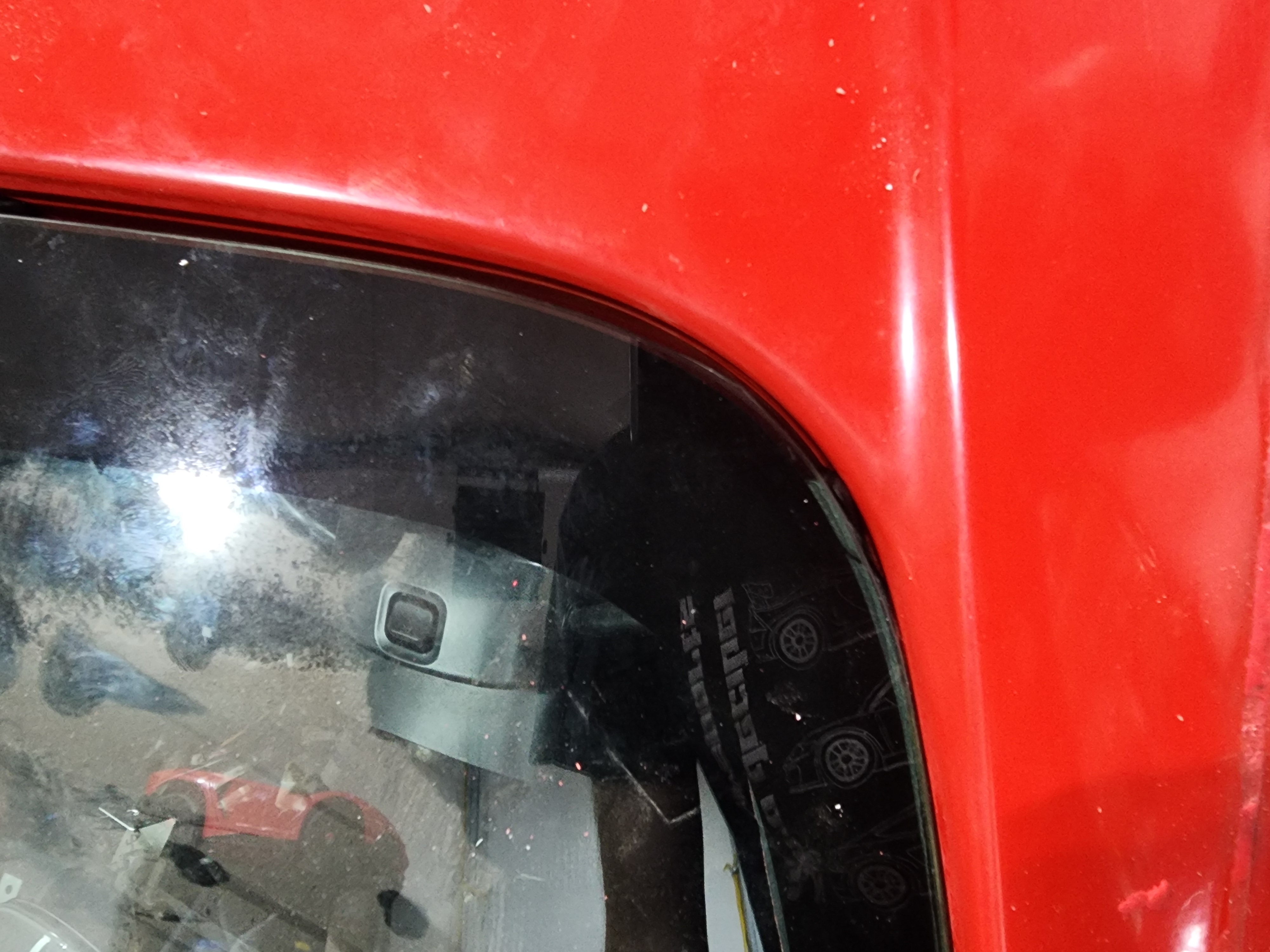 Windshield Top Corner