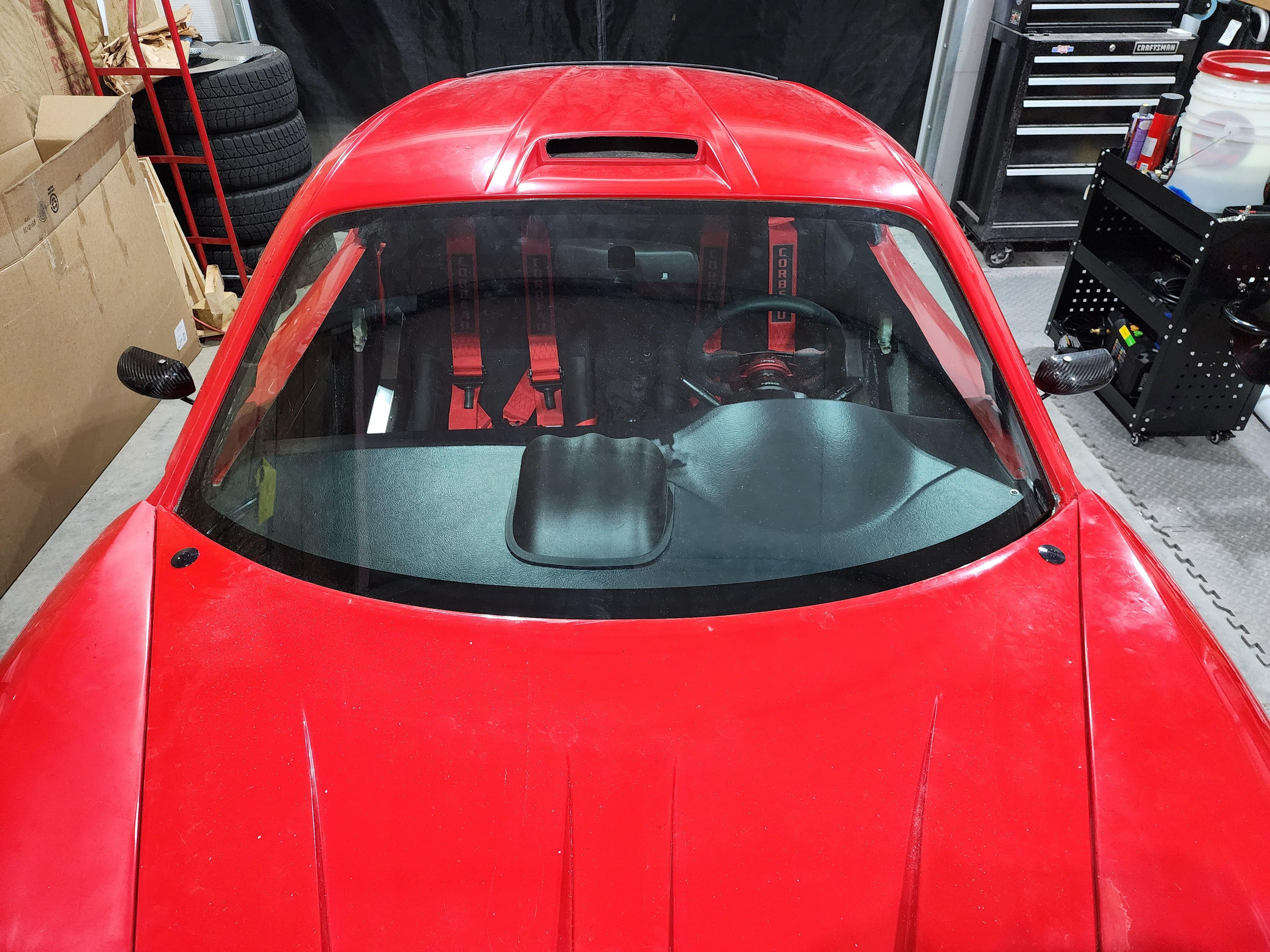 Hood Pins Installed
