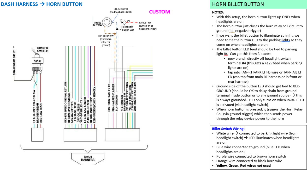 horn button schematic