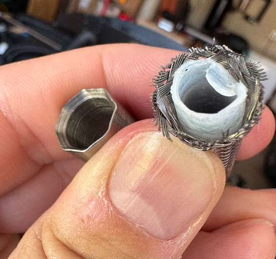 PS hose crimp damage