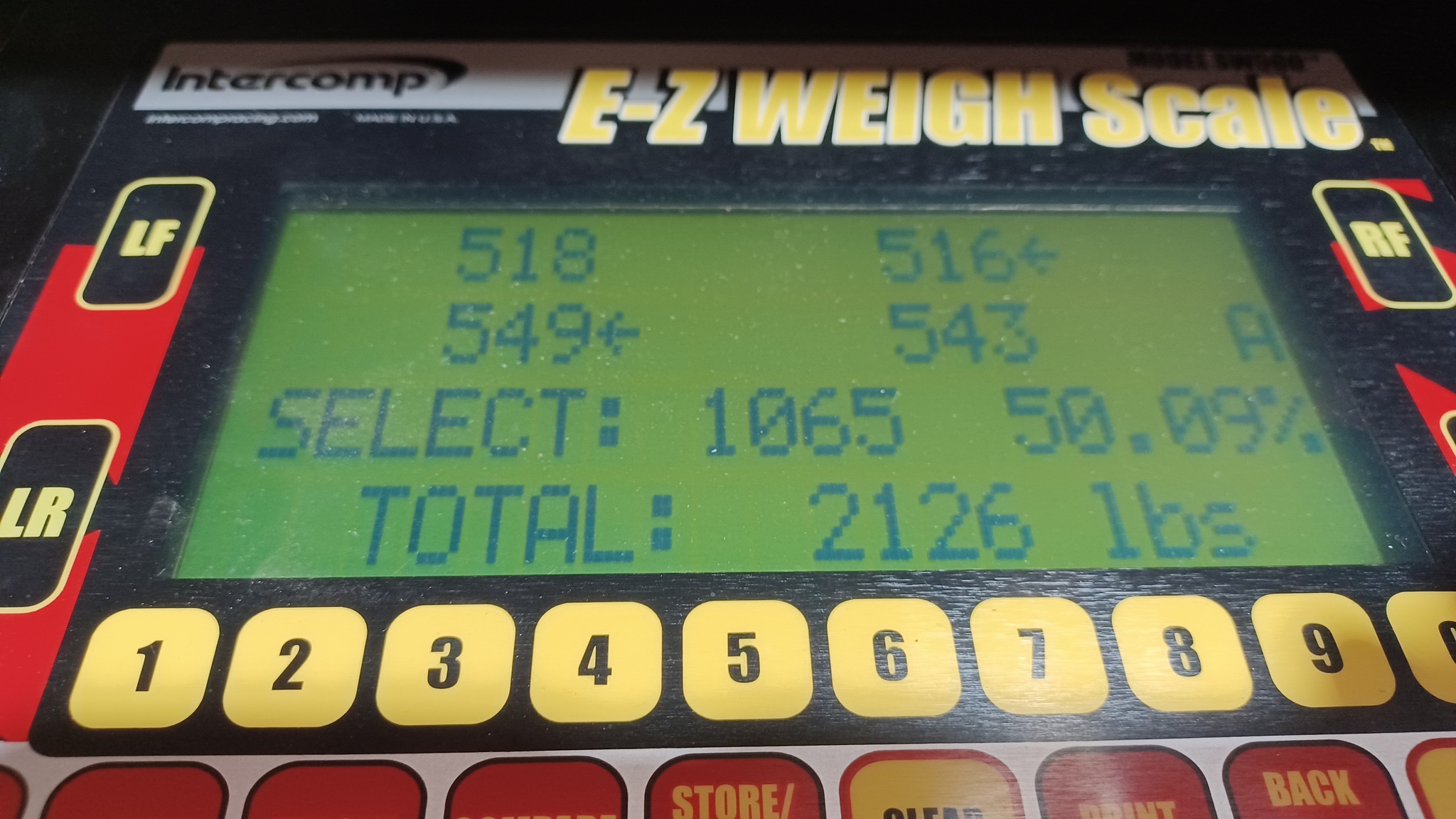 Chad Car corner weight