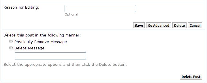 Delete Post