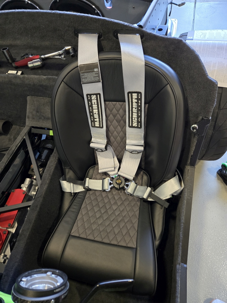 finished driver seat