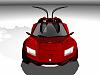 The hardtop incorporates gull-wing doors