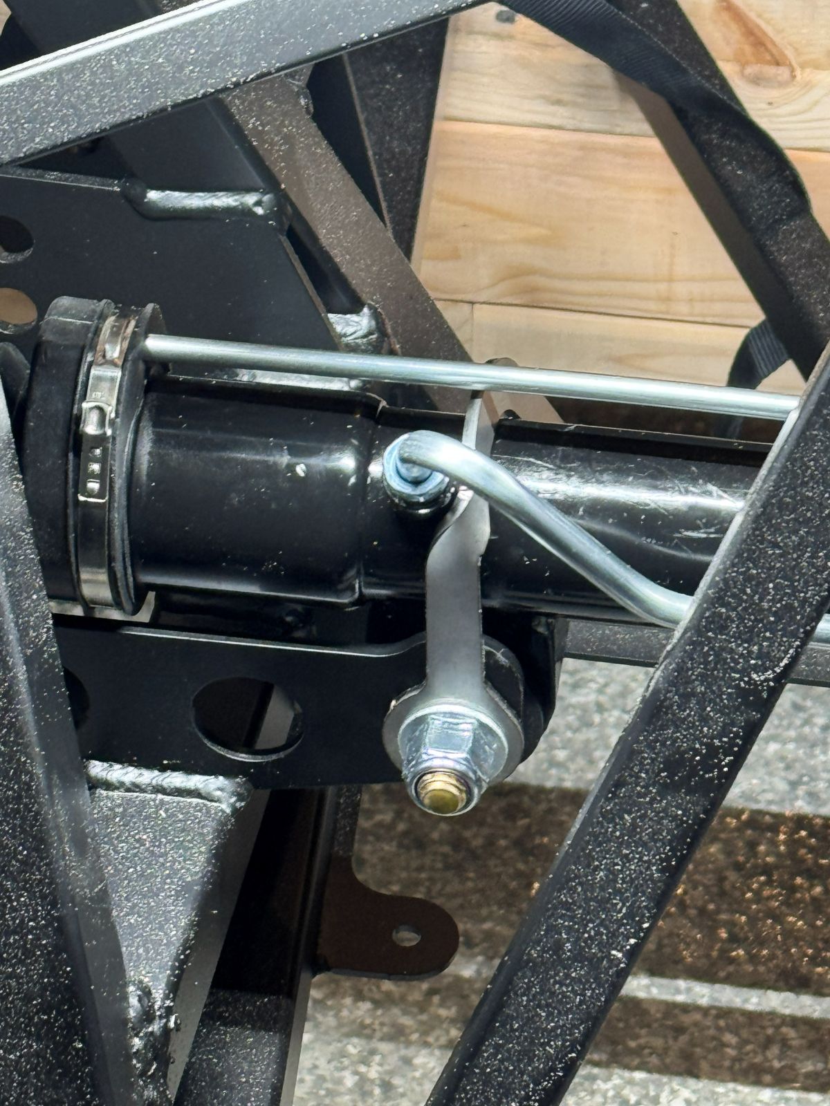 Steering Rack Safety Bracket