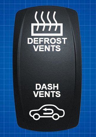 Custom Actuator for Defrost and Dash Vents