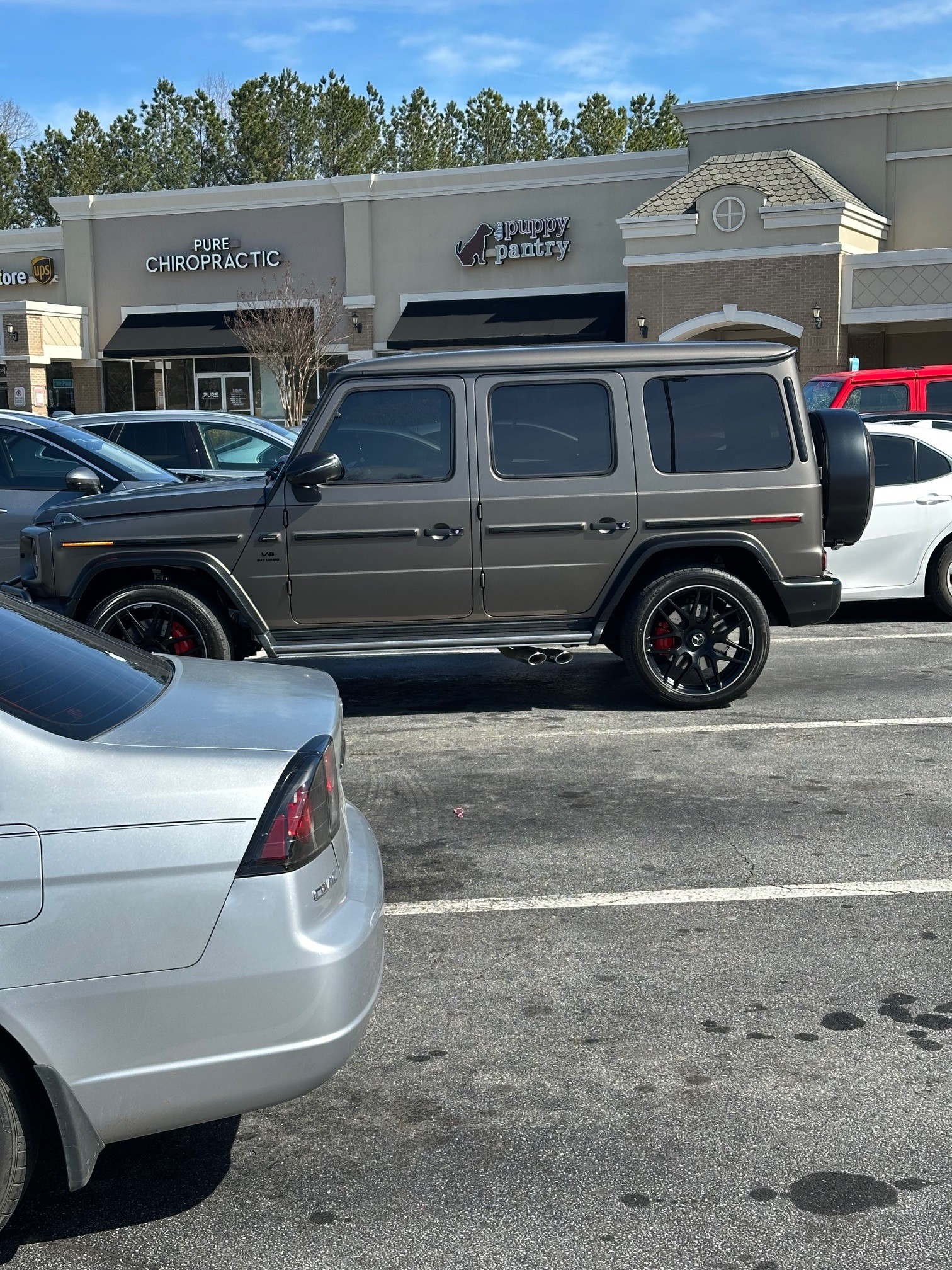 Metallic Gray MB G wagon