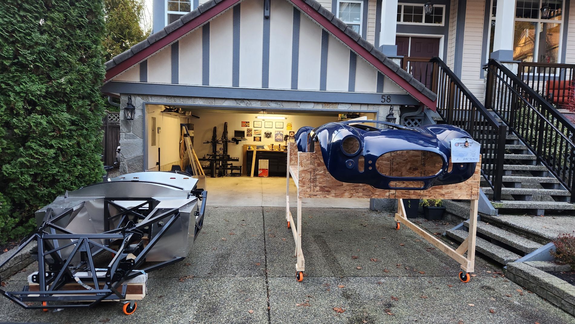 Chassis and body separated