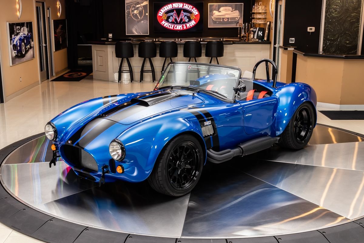 1965 shelby cobra backdraft (hydro blue pearl and black)