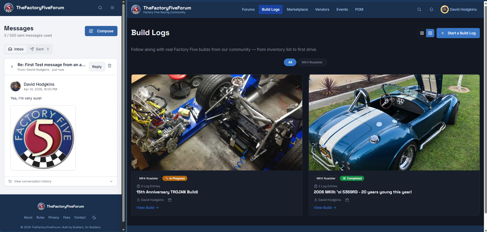 Sneak Peak Build Logs 2