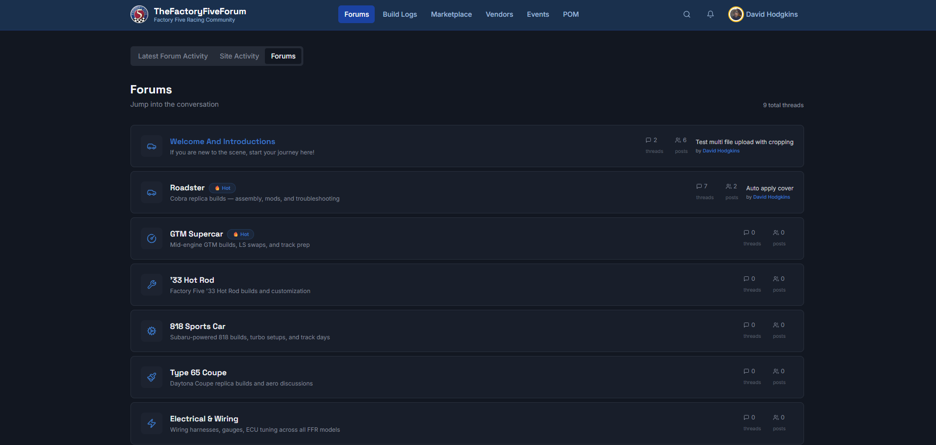 Sneak Peak Forums