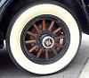 1920's Buick wood spoke wheel