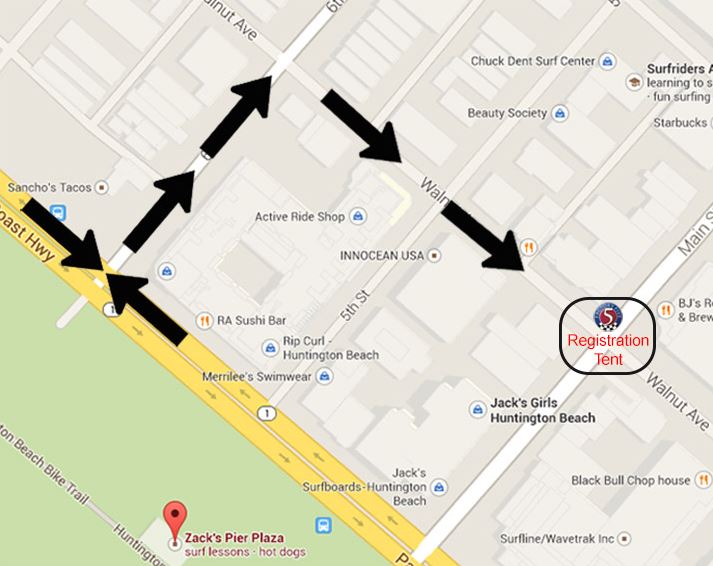 Official HB Entrance Route