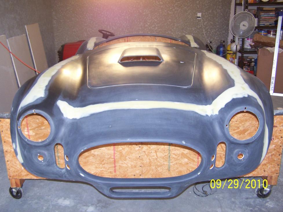 Bodywork in progress.
