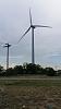 As you get to Sweetwater, TX  
you begin to see off in the  
distance wind generators.   
Up a bit closer this is what they look like!