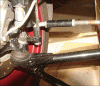 33 BumpSteer 03 - height of spacer above "welded" steering arm