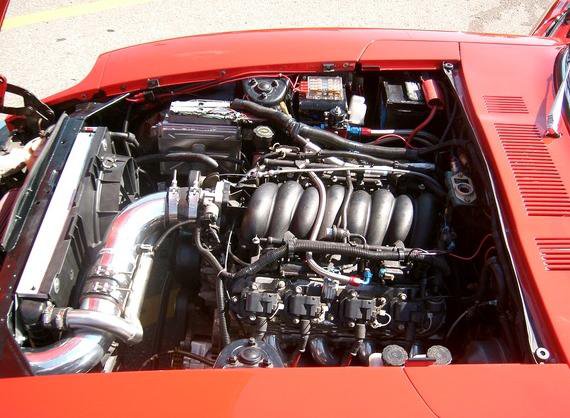280Z LS1 custom install, with T-56 transmission, suspension, exhaust and tuning done by yours truly.