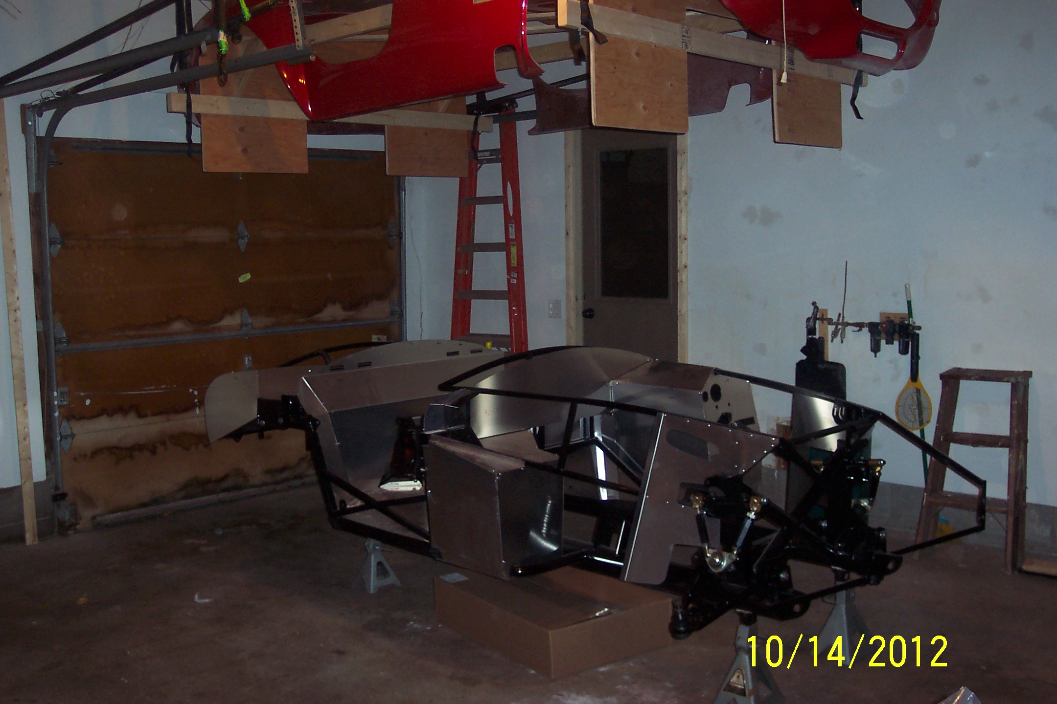 Nothing like room to work in a very small garage.