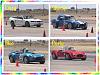 Here is a picture of our four cars that traveled the roads together so many years ago.