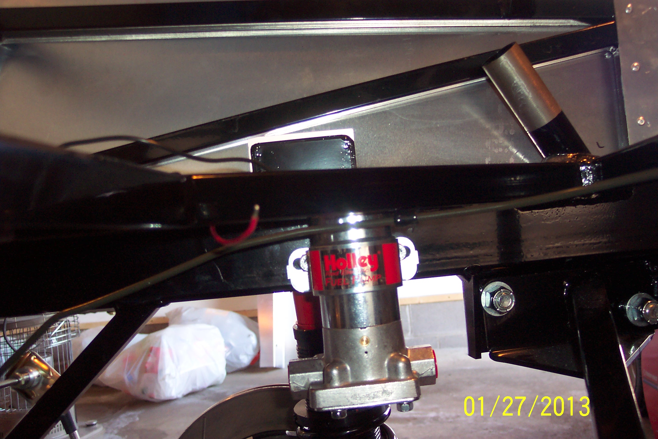 Fuel pump location