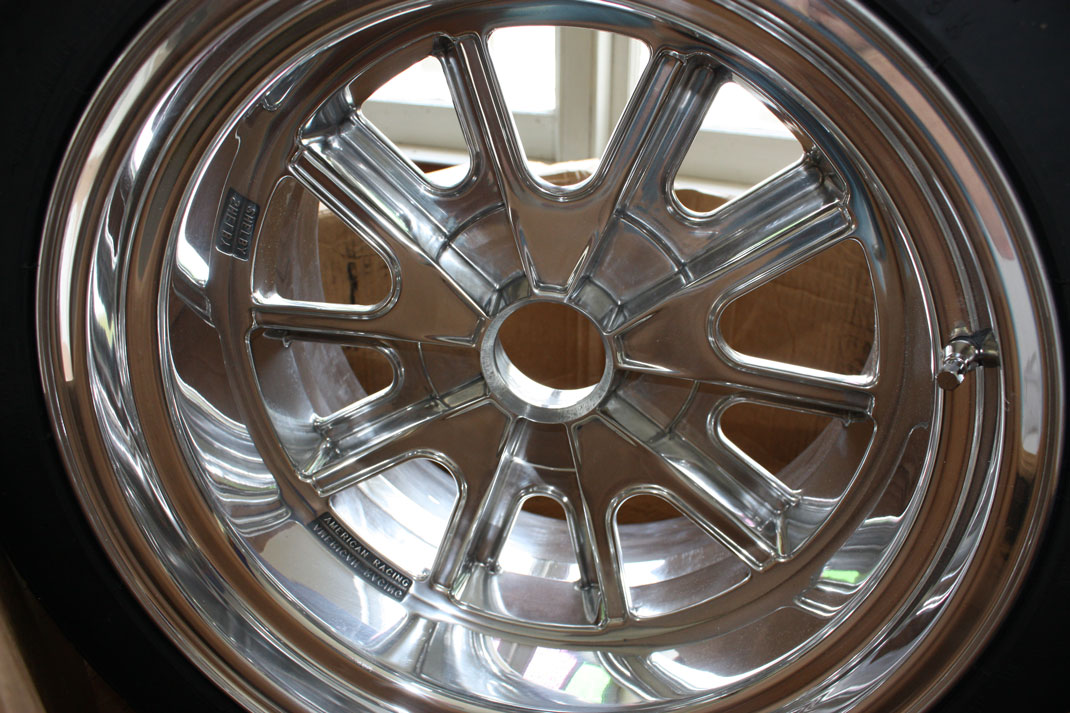 17" pin drive Halibrand replicas from Bob Lacey at Vintage Wheels
