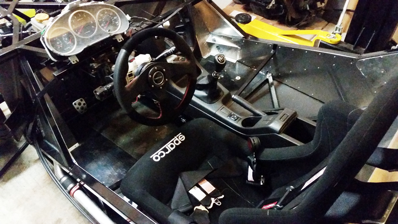 WRX center console after trimming
