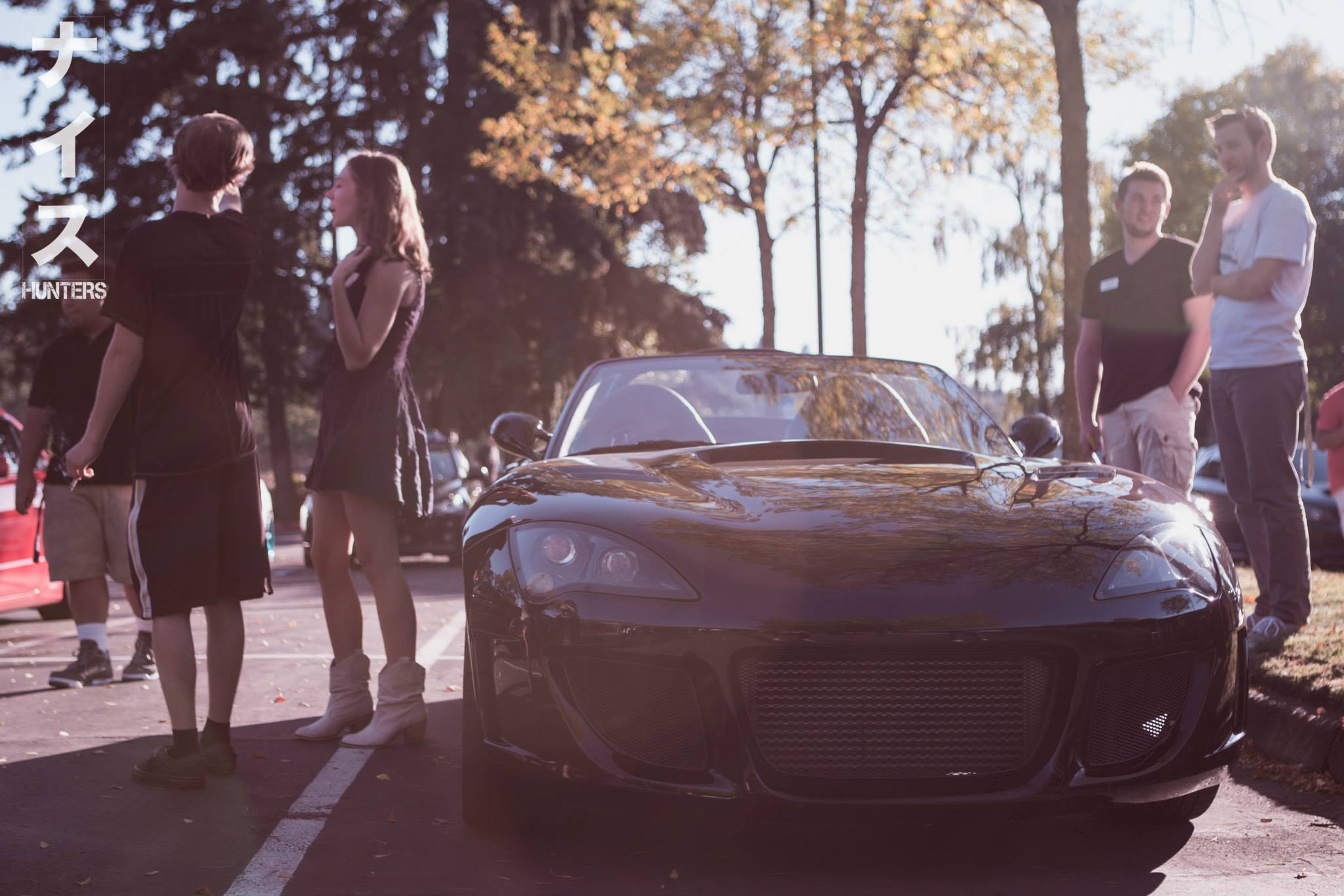 At a car meet