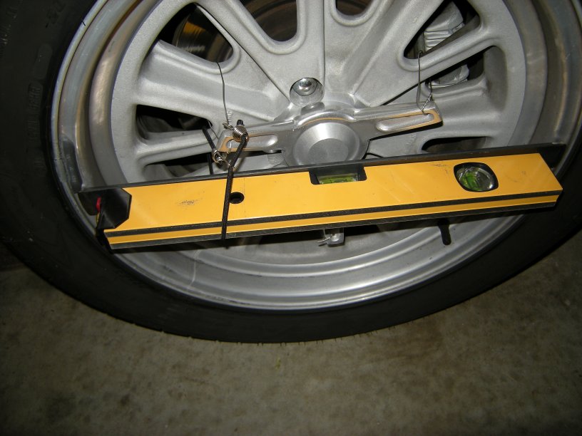 laser on rear wheel - just use bungee cords to hold it to the wheel