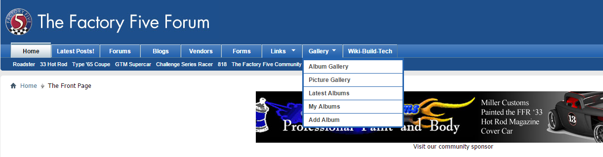 Gallery Menu