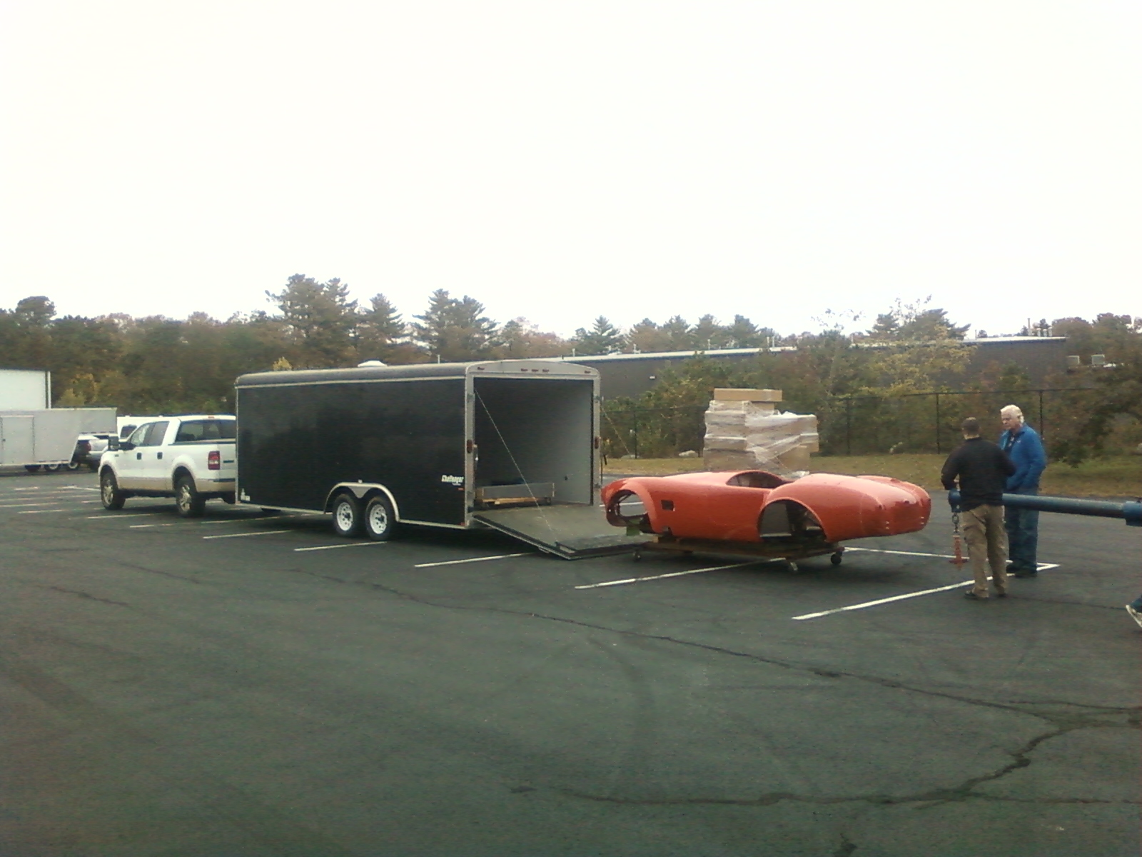 Loading into trailer