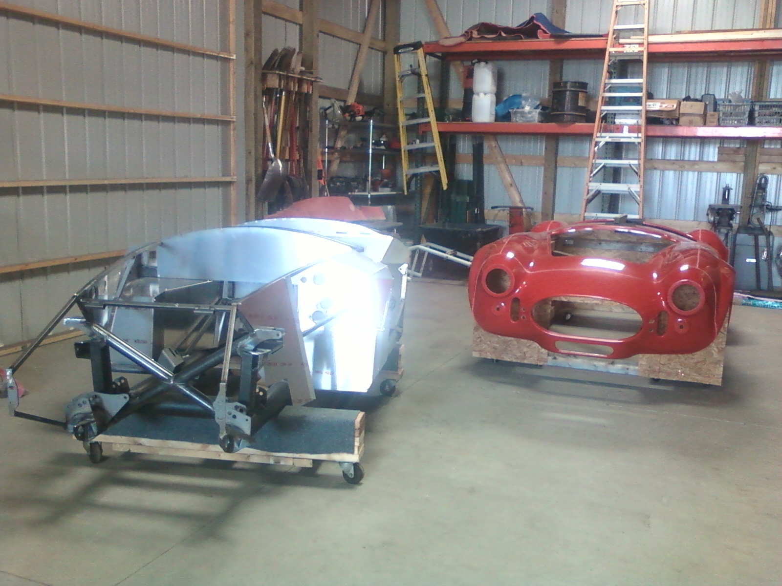 First time the body is off, and all parts inventoried on Monday (10/26).
