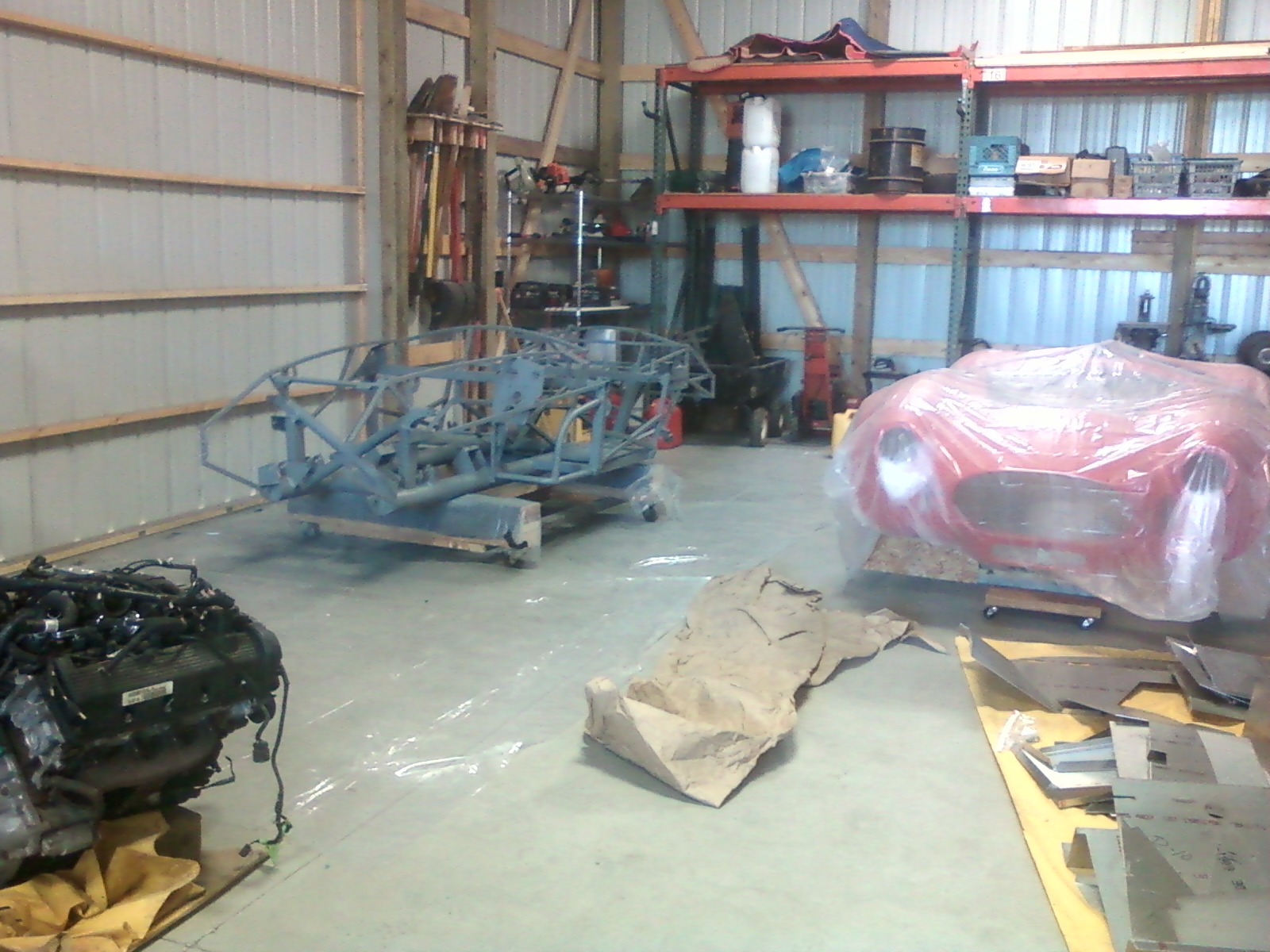 Cleaned and primed the chassis