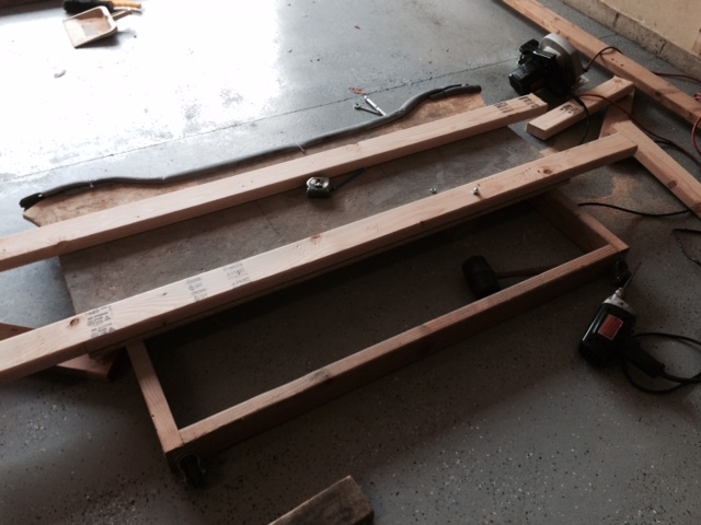 buck end piece in progress