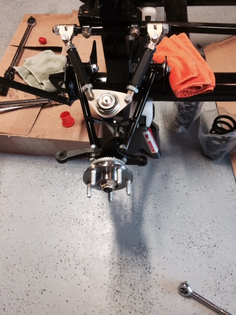 left front suspension