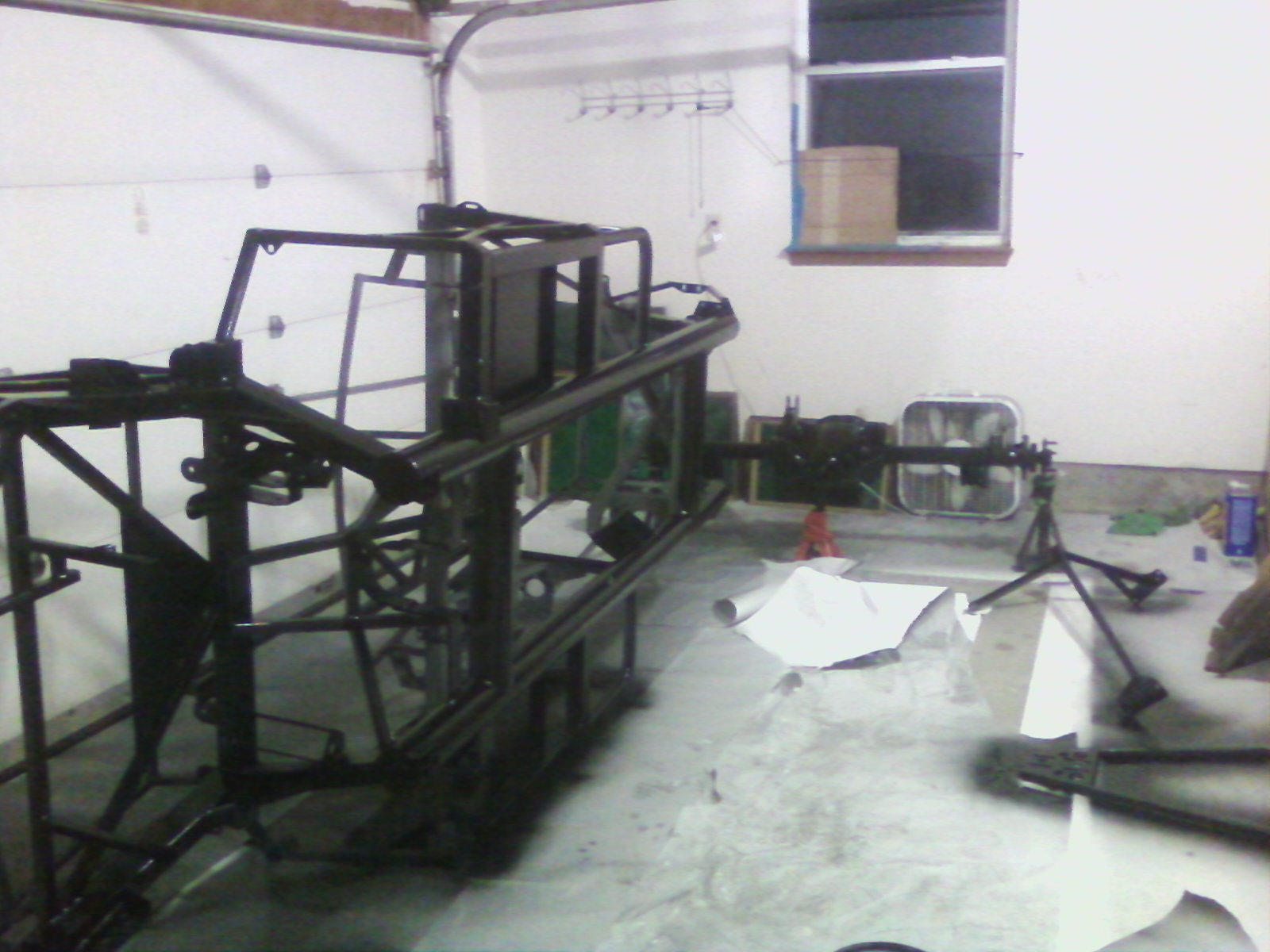 Chassis Painting:  3 coats on bottom, then 3 coats on top