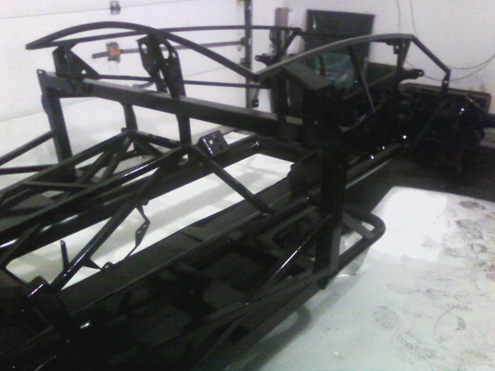 Chassis black; each coat requires 24 hour drying time