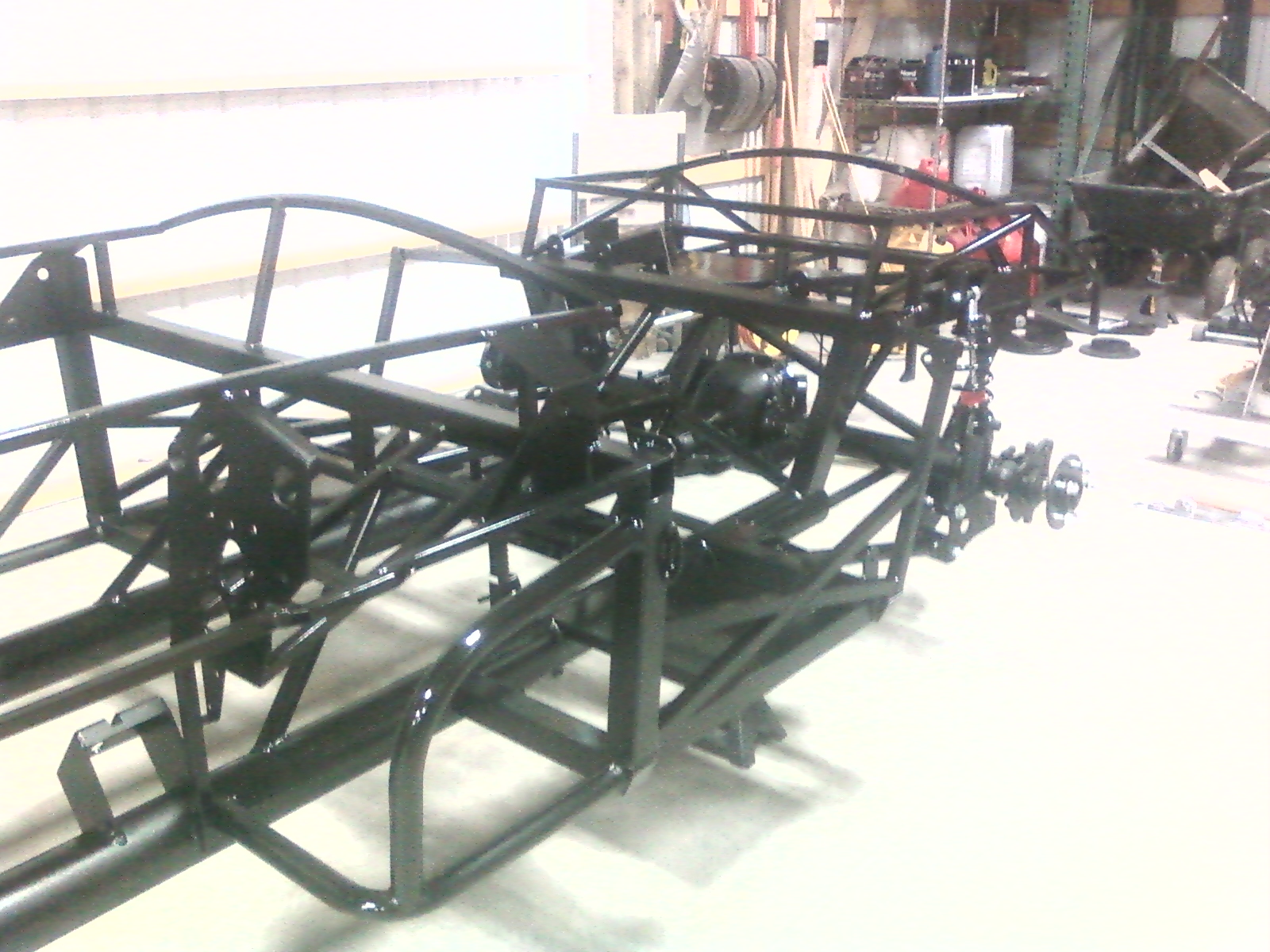Rear Suspension Installed