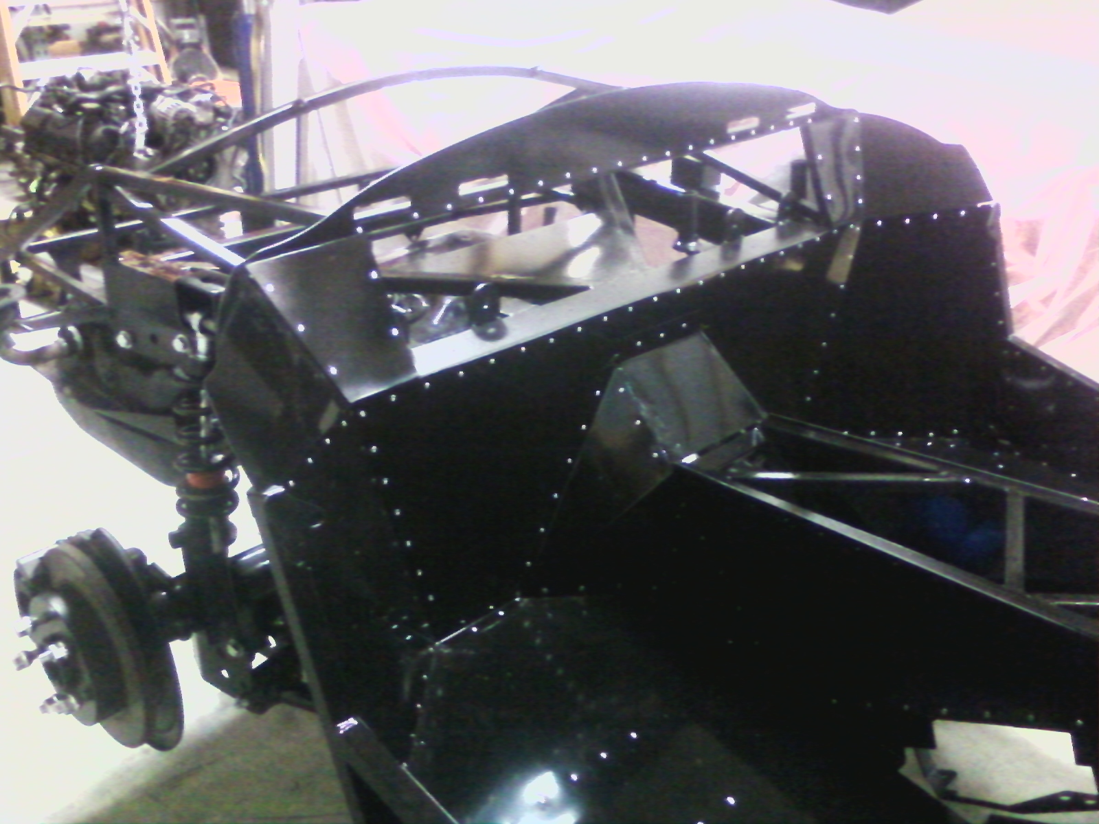 Installed cockpit panels
